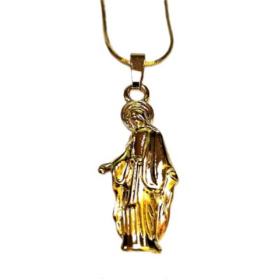 Our Lady  Image Gold and Chain