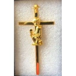 Holy Communion gold plated Cross Boy
