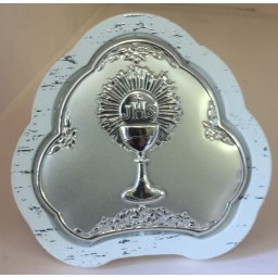 Communion Symbol Plaque White