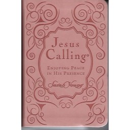 Jesus Calling 365 Devotional Deluxe Leatherlook Pink