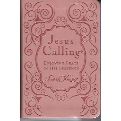 Jesus Calling 365 Devotional Deluxe Leatherlook Pink