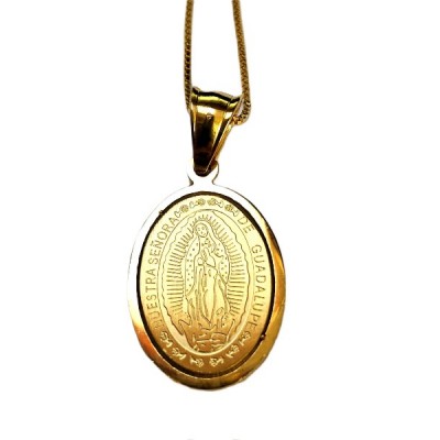 Our Lady of Guadalupe Gold pendant & chain