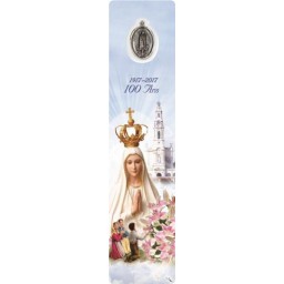 Bookmark with Medal Our Lady of Fatima