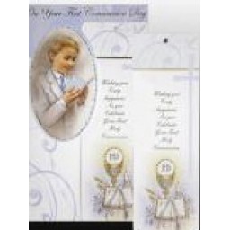 Communion Boy with Bookmark