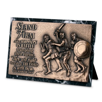 Plaque Stand Firm