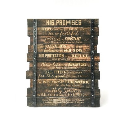 His Promises Plaque