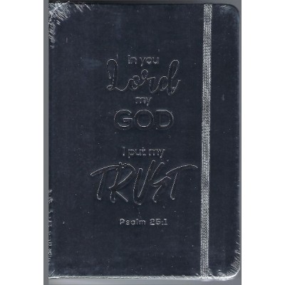 Journal:In you Lord my God I put.....Silver foil