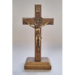 St Benedict Standing Crucifix 14cm