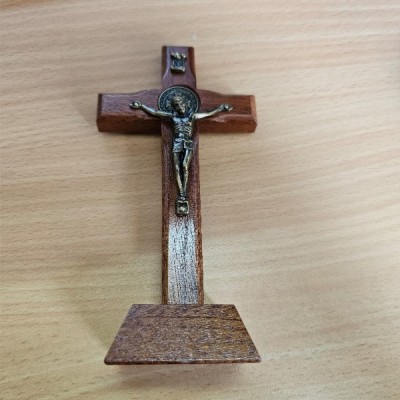 St Benedict Standing Crucifix 14cm