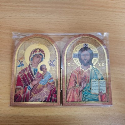 Double Icon Jesus & Mary