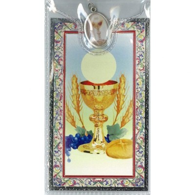 Holy Communion Card & Medal