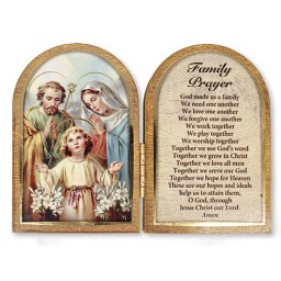 Holy Family Wooden Plaque