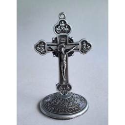 Standing Crucifix Metal 8cm