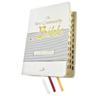 New Community Bible Gift Ed Deluxe White